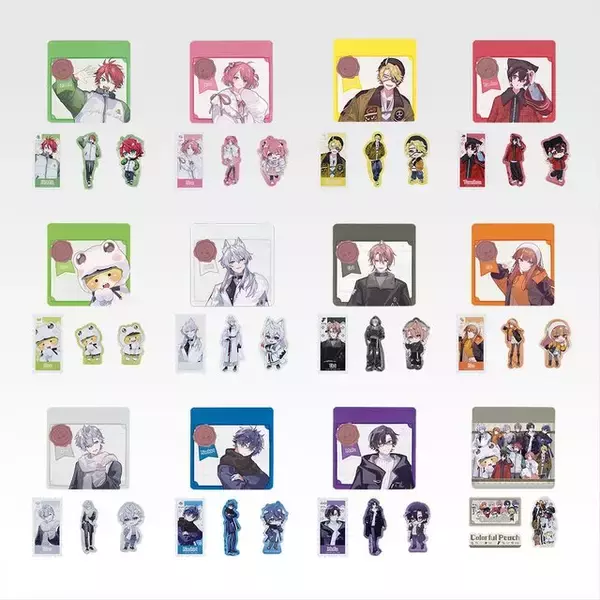 「実況グループ「カラフルピーチ」新作一番くじ発売！ 「たよれるじゃぱぱ」「おっとりのあ」などフィギュア賞も充実」の画像