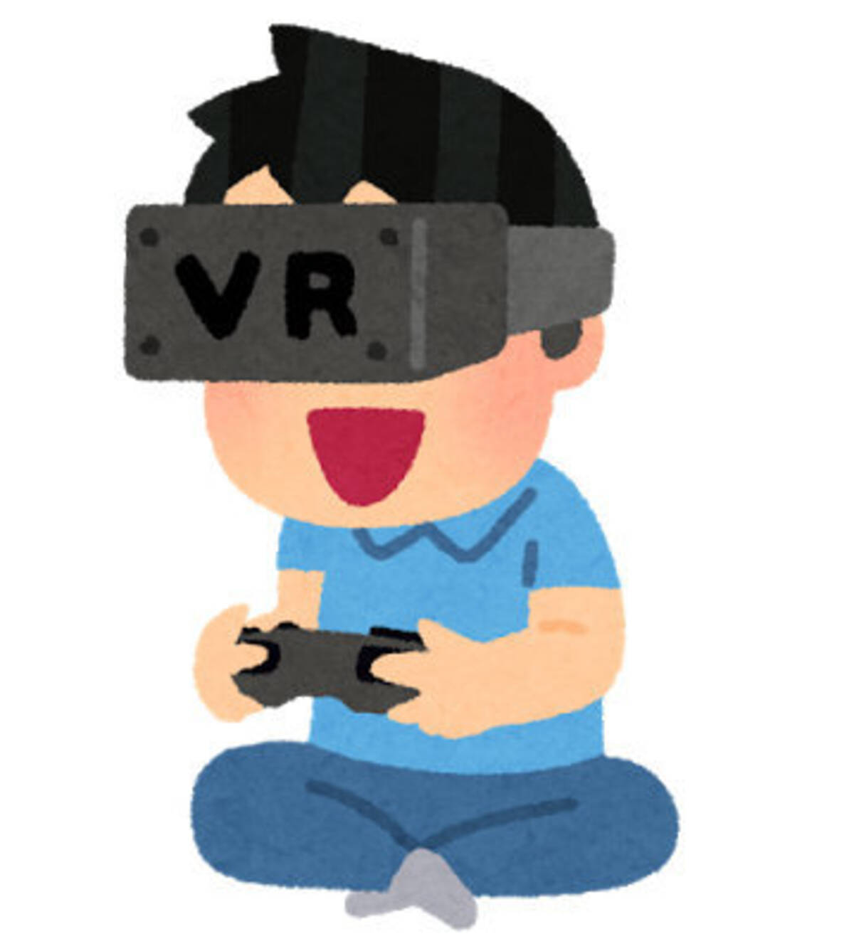 素材サイト いらすとや がvrイラストを公開 プレイ姿を見守る母親の姿も 2016年7月21日 エキサイトニュース