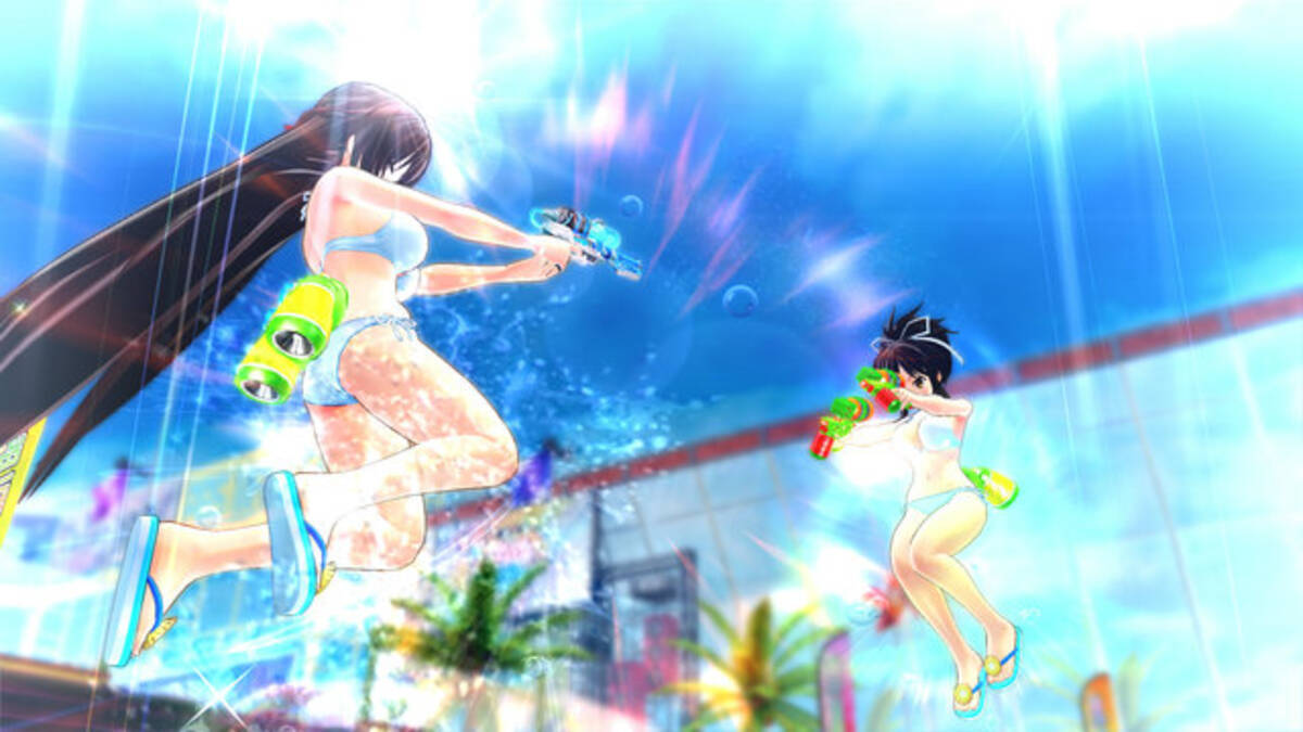 閃乱カグラ新作はtps 水鉄砲で濡れ濡れのスケスケな Peach Beach Splash 発表 16年10月6日 エキサイトニュース