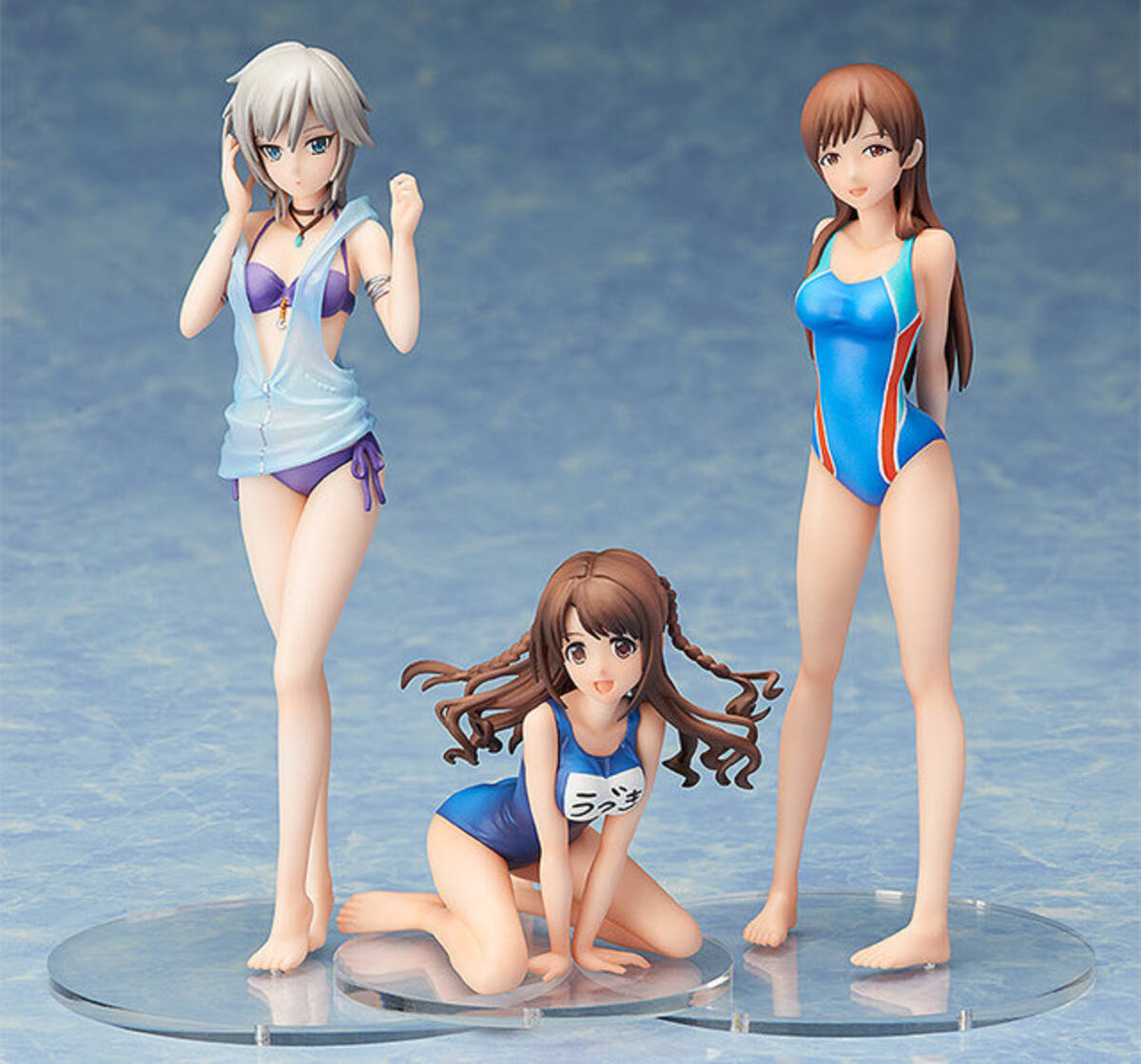 Freeingより デレマス 水着フィギュアが登場 島村卯月 アナスタシア 新田美波 3人がセクシー キュートに立体化 16年10月14日 エキサイトニュース