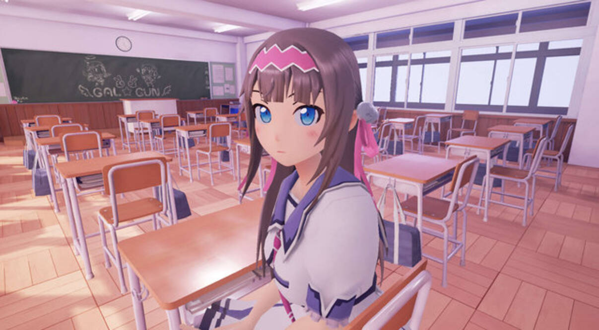 レポート】紳士ゲー『ぎゃる☆がんVR』ついにお披露目！窓に挟まった美 