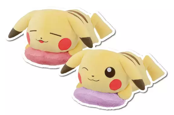 「「ポケモン」×「CanCam」のピカチュウぬいぐるみがプライズに登場！キュート過ぎるパステルカラーに」の画像