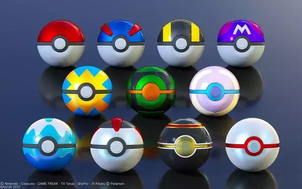 「『ポケモン』の新たな捕獲用ボールが商品化！ クイックボールやゴージャスボール、プレミアボールまで」の画像