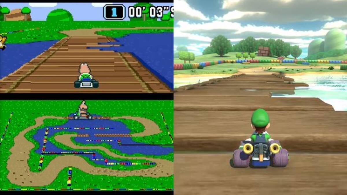 マリカー の世界はこんなに進化していた マリオカート8 デラックス と過去作のコース比較動画がすごい 17年5月23日 エキサイトニュース