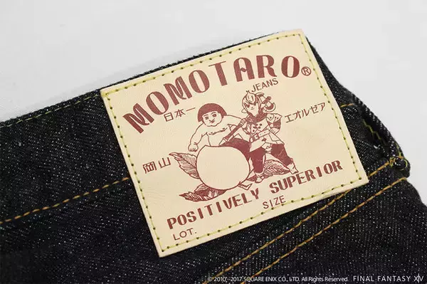 「ララフェルが“ララ太郎”に！『ファイナルファンタジーXIV』×「桃太郎ジーンズ」コラボアイテム発売」の画像