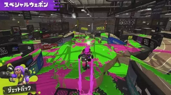 「『スプラトゥーン2』スペシャルウェポンの数々を披露─連続でボムを投げたりインクで鎧を作ったり！」の画像