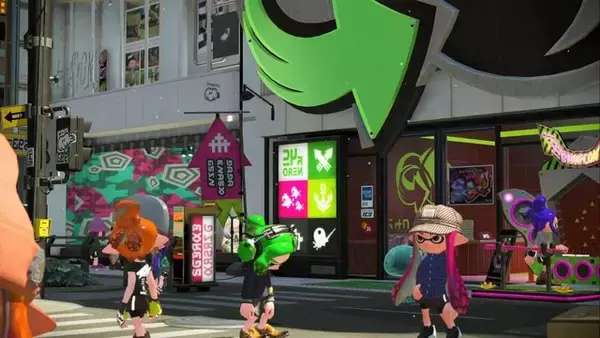 【特集】『スプラトゥーン2』ハイカラスクウェアで見つけた小ネタ集、隠しガッツポーズや謎の巨大ソーセージも登場？