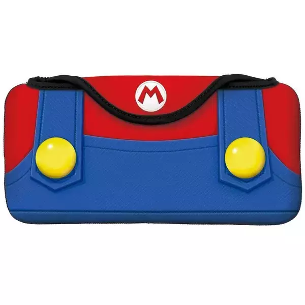「「マリオ」「ルイージ」デザインのスイッチ収納ポーチが予約開始―やわらか素材でしっかり保護！」の画像