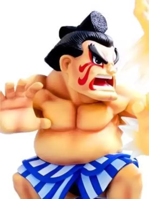 「「エドモンド本田」のフィギュアが登場、百烈張り手が光って唸る！」の画像