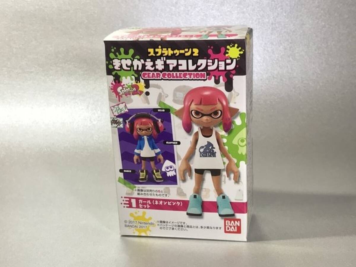 スプラトゥーン2』の人気ギアが食玩に！ミニフィギュアで自由にコーデ 