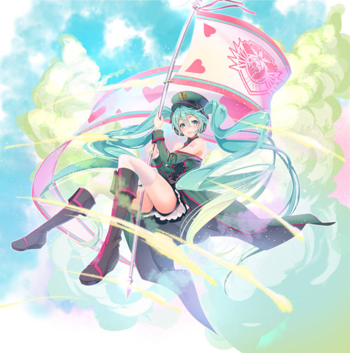 アンジュ ヴィエルジュ 初音ミク コラボガチャを発表ー ササギコウシ 氏による描き起こし 18年5月8日 エキサイトニュース 2 2