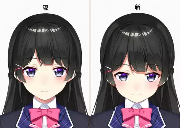 「「にじさんじ」のLive2Dモデリングが大幅アップデート！ VTuberの表現を拡張＆不自然さを改善、一目瞭然の比較画像も公開」の画像