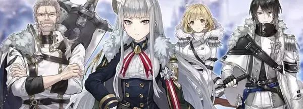 「『プレカトゥスの天秤』極寒の雪国「ジェリーダ皇国」メインストーリー2～4章公開＆革命義勇軍の遊撃隊リーダー「ロザーリア」追加！」の画像