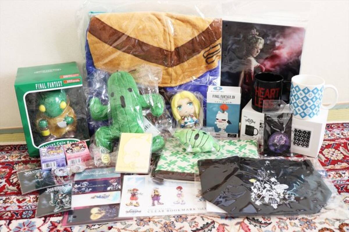 FF』『キングダムハーツ』グッズ盛りだくさん！スクエニ福袋開封して 