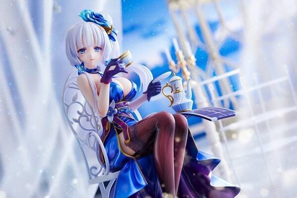 アズールレーン イラストリアス が1 7スケールフィギュアになって登場 終わらないお茶会 スキンを忠実に再現 19年1月18日 エキサイトニュース