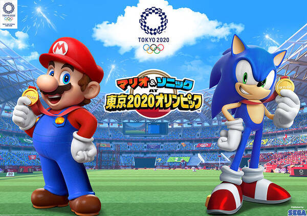 マリオ ソニック At 東京オリンピック ティザーサイトオープン ソニック At 東京オリンピック のキービジュアルも公開 19年6月12日 エキサイトニュース