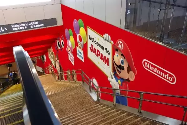 「成田空港に任天堂のゲーム体験スペース「Nintendo Check In」が6月29日オープン！到着通路ではマリオ達がお出迎え」の画像