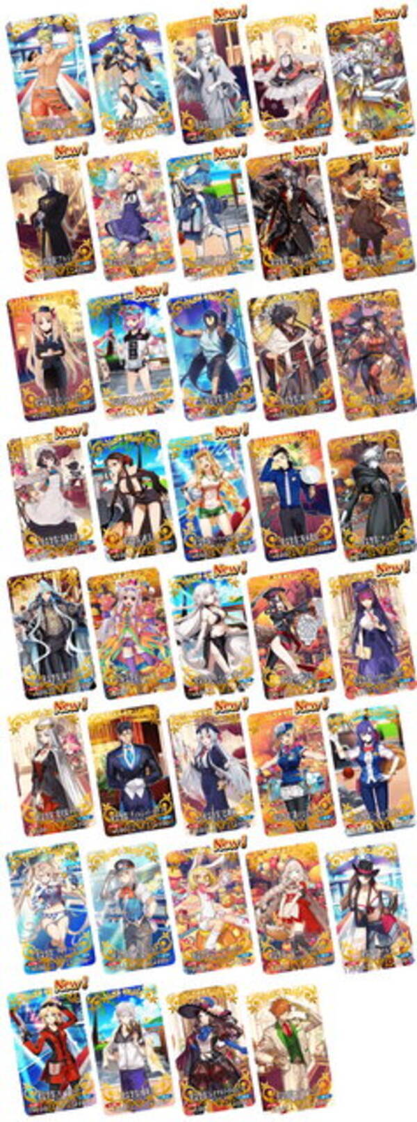Fgo 全39枚の 英霊祭装 が全て公開 配信開始4周年記念キャンペーンスタート 19年8月3日 エキサイトニュース