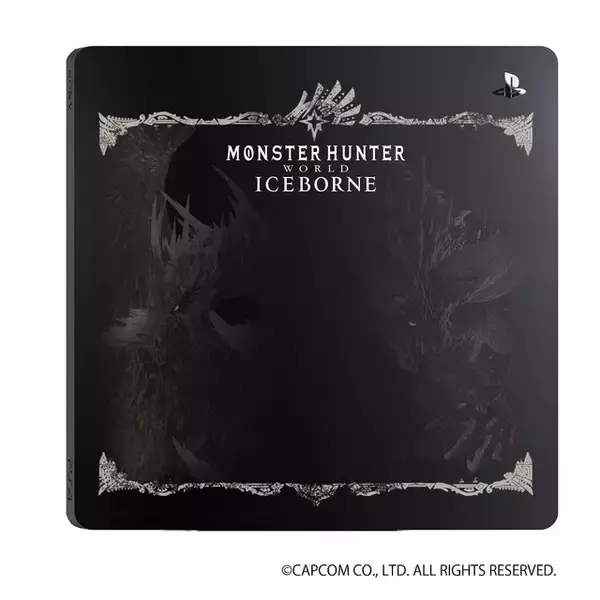 「『モンハンワールド：アイスボーン』デザインのPS4トップカバー＆コントローラー発売決定！コラボネックスピーカーとのセット購入でお得に」の画像