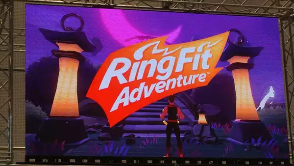 「『リングフィット アドベンチャー』体験レポ─俺の大胸筋が光って唸る！【Nintendo Live 2019】」の画像