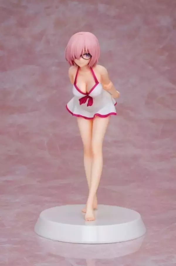「『FGO』水着姿の「マシュ」がフィギュア化！パーツ付替えで“メガネあり・なし”の両方を楽しめる」の画像