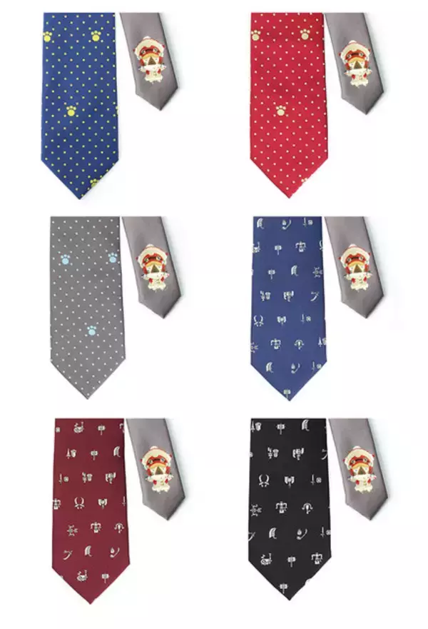 「ビジネスシーンでも一狩りいこうぜ！『モンハン』とコラボしたネクタイ&ワイシャツが登場─さりげないデザインが魅力」の画像