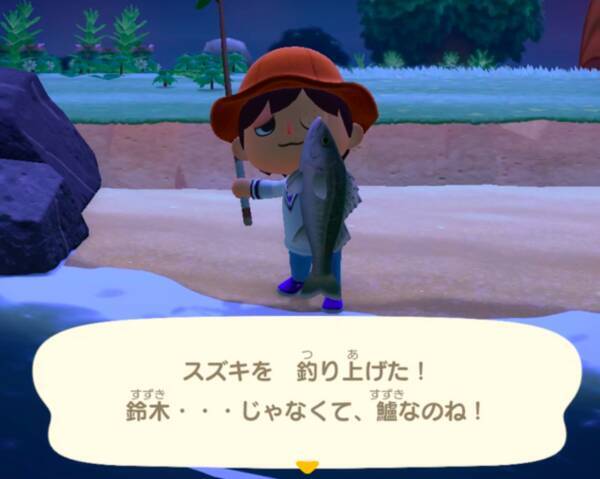 もういらない なんて言わないで あつまれ どうぶつの森 で釣れまくる魚 スズキ のイイところ 平坂寛の あつ森 博物誌 年6月11日 エキサイトニュース