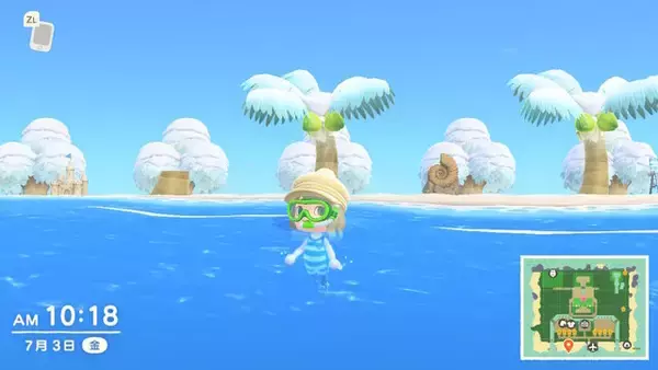 「【大喜利】『あつまれ どうぶつの森』「冬真っ只中な南半球でも海開き！知らせを聴いた島民は何を思う？」回答募集中」の画像