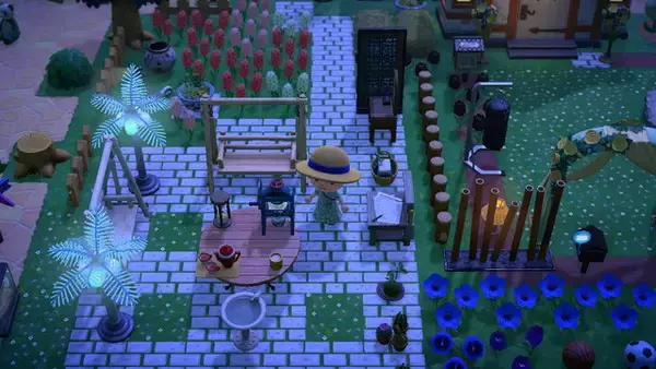 「『あつまれ どうぶつの森』涼しさを演出してくれる家具とマイデザインで、便利で可愛い夏のお庭を作ろう！」の画像