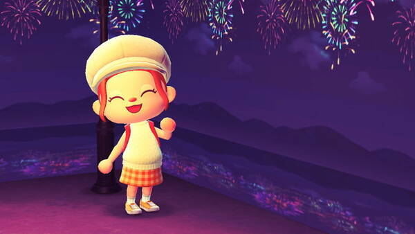 あつまれ どうぶつの森 今年の夏は無人島で花火を満喫しよう 定番の浴衣からデート向けまで 花火大会にピッタリなコーデ7選 年8月2日 エキサイトニュース