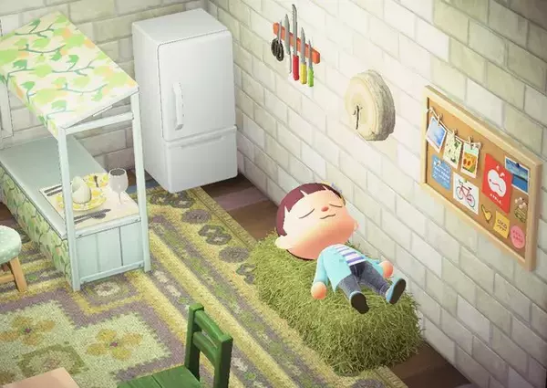 「『あつまれ どうぶつの森』休日はナチュラルなお部屋でゆったり過ごそう！秋らしいキノコときのみが癒しのアクセント」の画像