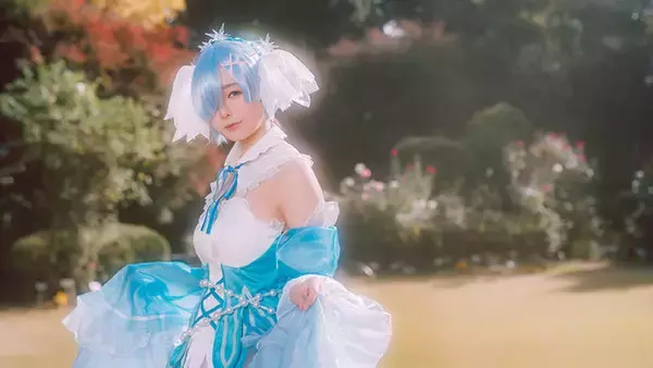 「【コスプレ】『リゼロス』レムのクリスタルドレス実装祈願！音羽御殿で煌めく美女レイヤーを撮り下ろし【写真31枚】」の画像