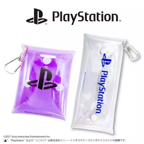 「「プレステ」印のクリアポーチ＆スマホケースがすべて税別390円！ーシンプルで使いやすい公式グッズが全国サンキューマート＆Webショップで2月23日発売」の画像