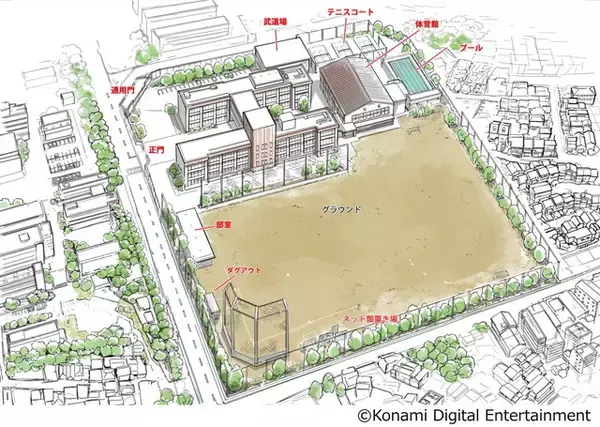 「人気野球ゲーム『パワプロ』シリーズが初のWEBアニメ化！アプリ版の「パワフル高校」を舞台に全4話構成で放送」の画像