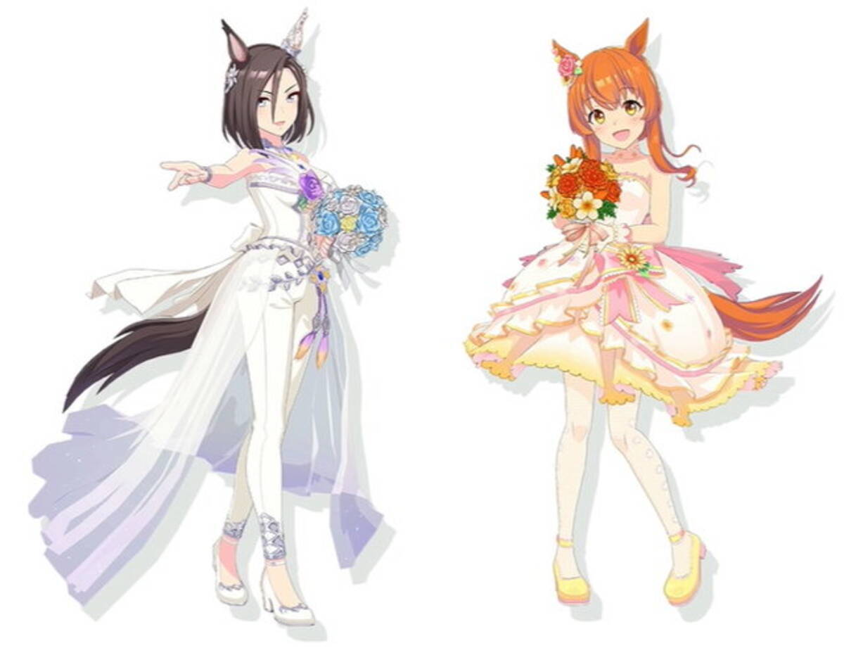 ウマ娘 花嫁衣装の マヤノトップガン と エアグルーヴ が新育成ウマ娘として登場 マヤノは覚醒lv5で 円弧のマエストロ を獲得 21年5月27日 エキサイトニュース