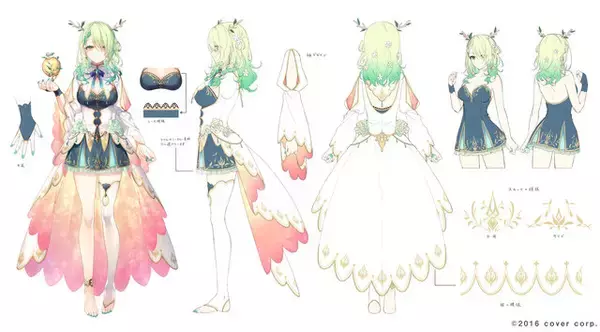 「「Hololive English -議会-」二次創作が捗る！ メンバー5人の設定画・Live2Dモデルまとめ」の画像