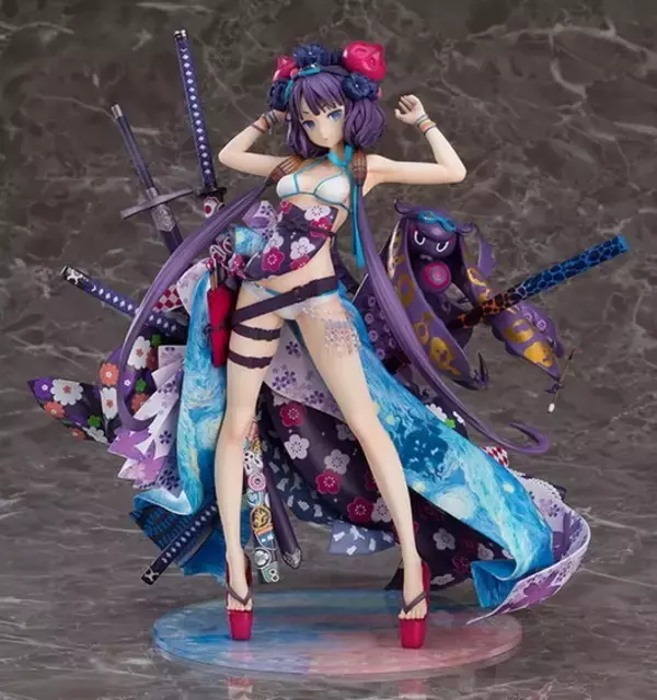 「『FGO』四本刀がド迫力！大胆水着の「葛飾北斎（セイバー）」フィギュア化」の画像