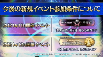 『FGO』12月開催イベントは「第2部 第6章」クリアが参加条件と告知