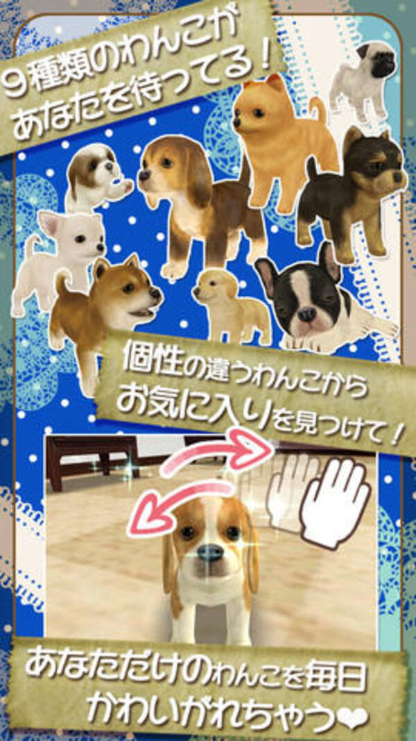 グリー 子犬育成ゲーム ともだちドッグス Ios版をリリース 開発はハ ン ド 13年3月7日 エキサイトニュース