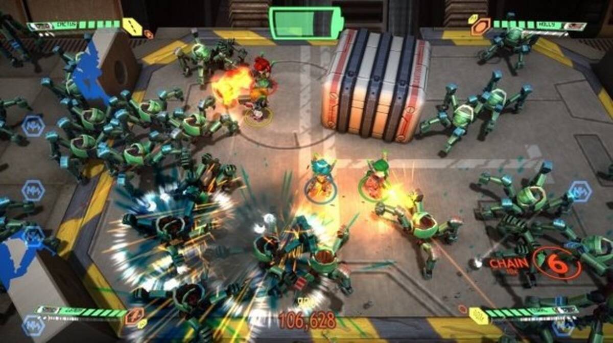 弾幕で敵を蹴散らせ 見下ろし型アクションシューター Assault Android Cactus Wii U版の配信が決定 13年9月2日 エキサイトニュース