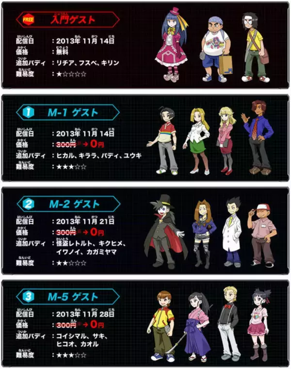 『メダロットDUAL カブトVer./クワガタVer.』早期購入特典として、期間限定でDLC4種類が無料に
