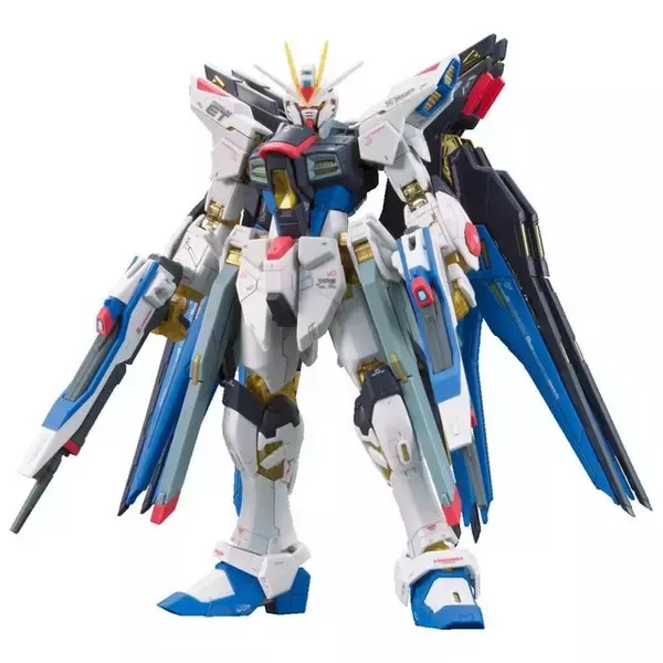 蒼天の剣「ストライクフリーダムガンダム」がリアルグレードにラインナップ、RG初となるゴールドのアドヴァンスドMSジョイントを採用