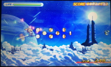 【ロコレポ】第75回 疾走感あり！ 3DS立体視の大空を翔けてコインを集めるハイスピードアクションゲーム『SKYPEACE』
