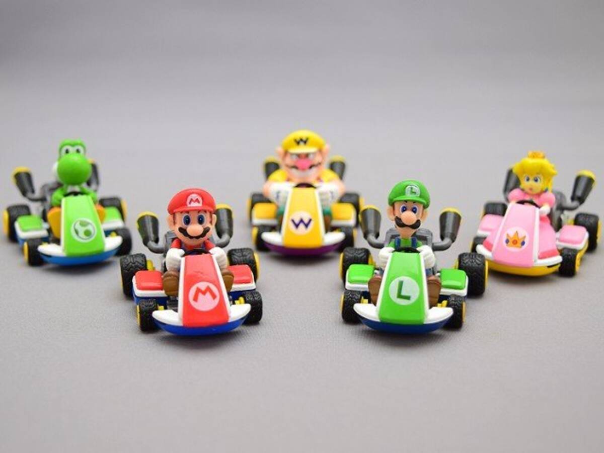 スーパーマリオ フィギュア マリオカート ミニカー スーパーキノコ 