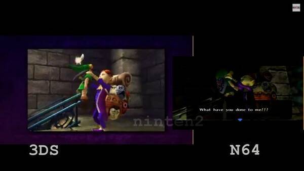 ユーザーメイドによる ゼルダの伝説 ムジュラの仮面 3ds N64比較動画が登場 14年11月7日 エキサイトニュース