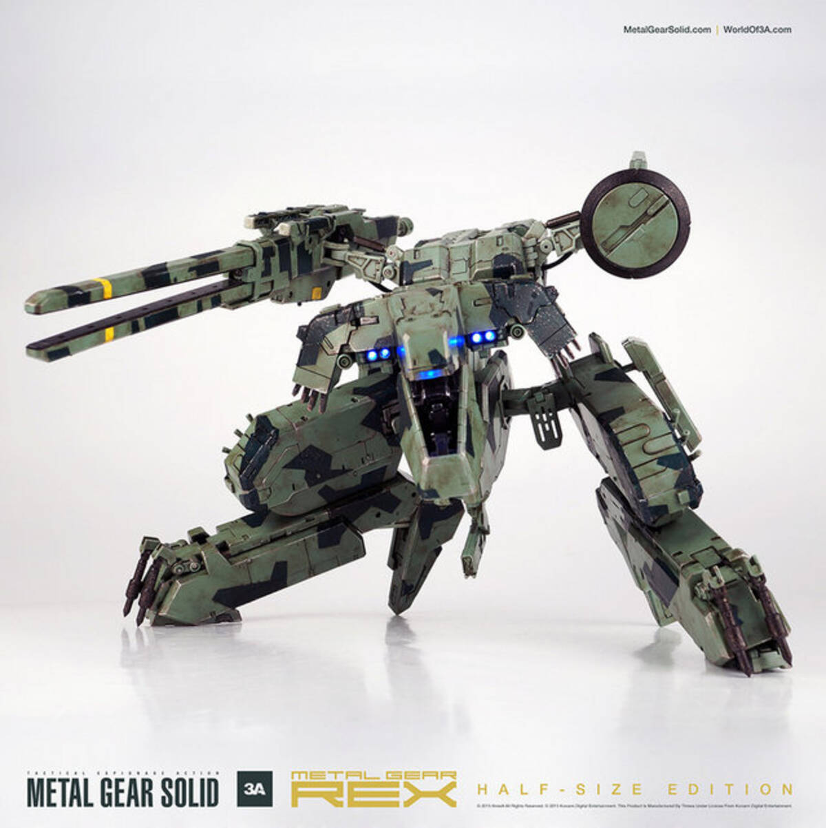 ThreeA「メタルギアREX」アクションフィギュアがハーフサイズになって 