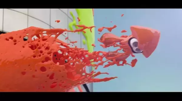 『スプラトゥーン』「世界を塗り替える」TVCM公開…現実の街をイカのインクが染め上げる