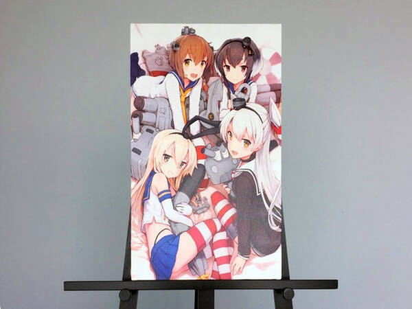 700枚限定 艦これ グラフィックアート第2弾が8月24日予約開始 雪風 島風など4人の駆逐艦娘が描かれたイラストに 15年8月21日 エキサイトニュース