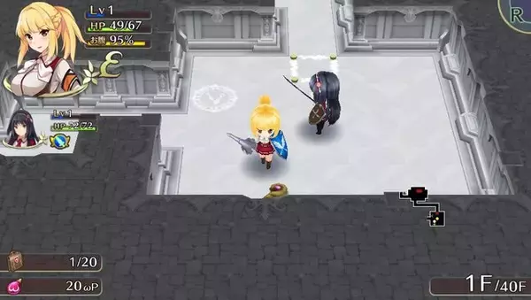 「ダンジョンで“下着”を拾うローグライクRPG『オメガラビリンス』おっぱいタッチ機能が多数判明、撫で回しもワシワシも可能」の画像