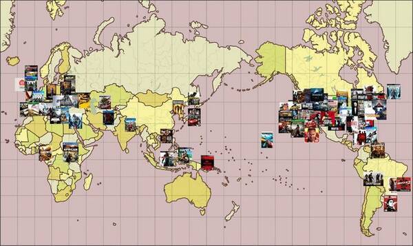 特集 世界地図で見るオープンワールドゲーム早見表 15年9月7日 エキサイトニュース